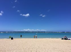 Ala Moana beach рядом с Waikiki