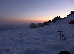 Mount Shasta - Avalanche Gulch - Helen Lake - Sunset