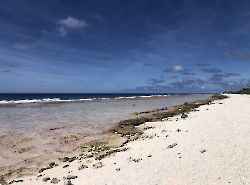 Архипелага Туамоту. Fakarava, океан.