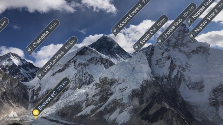 Горак Шеп/Горакшеп (Gorak shep/Gorakshep, 5164м) вид на Эверест
