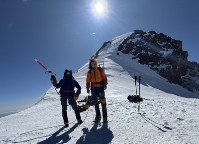 Climbing Mount Kazbek from Georgia in 2025